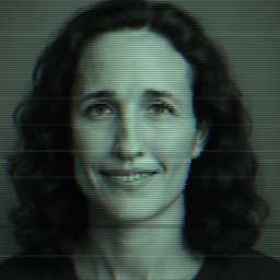 Depiction of human, 'Andie MacDowell'