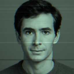 Depiction of human, 'Anthony Perkins'