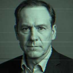 Depiction of human, 'Bob Gunton'