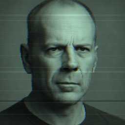Depiction of human, 'Bruce Willis'