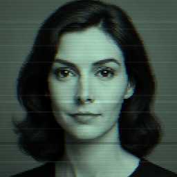 Depiction of human, 'Capucine'