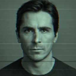 Depiction of human, 'Christian Bale'