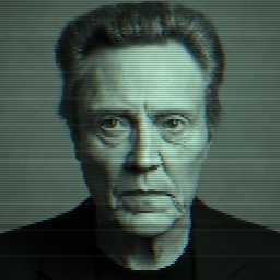 Depiction of human, 'Christopher Walken'