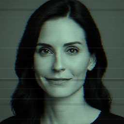 Depiction of human, 'Courteney Cox'