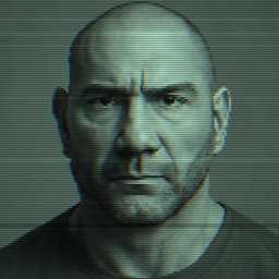 Depiction of human, 'Dave Bautista'