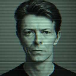 Depiction of human, 'David Bowie'