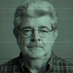 Depiction of human, 'George Lucas'
