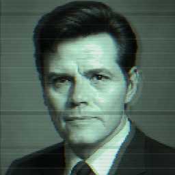 Depiction of human, 'Jack Lord'