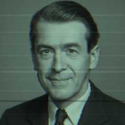 Depiction of human, 'James Stewart'