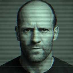 Depiction of human, 'Jason Statham'