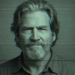 Depiction of human, 'Jeff Bridges'