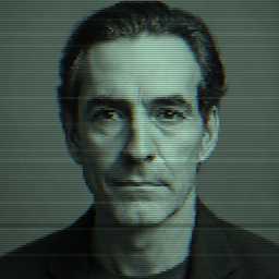 Depiction of human, 'Jerry Lacy'