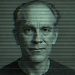 Depiction of human, 'John Malkovich'