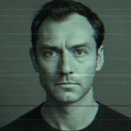 Depiction of human, 'Jude Law'