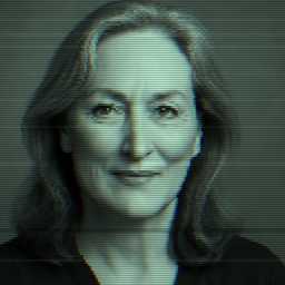 Depiction of human, 'Meryl Streep'