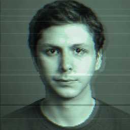 Depiction of human, 'Michael Cera'