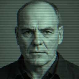 Depiction of human, 'Michael Ironside'