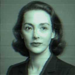 Depiction of human, 'Nina Foch'