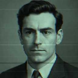 Depiction of human, 'Patrick Magee'