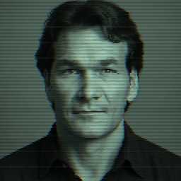 Depiction of human, 'Patrick Swayze'
