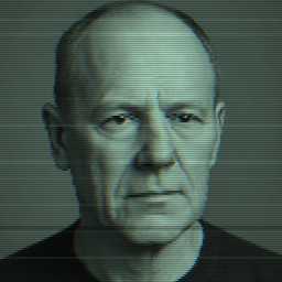 Depiction of human, 'Peter Firth'