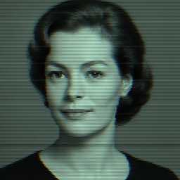 Depiction of human, 'Romy Schneider'