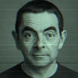 Depiction of human, 'Rowan Atkinson'