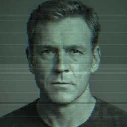 Depiction of human, 'Steve Bisley'