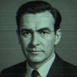 Depiction of human, 'Terence Young'