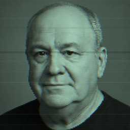 Depiction of human, 'Troy Evans'