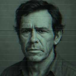 Depiction of human, 'Warren Oates'