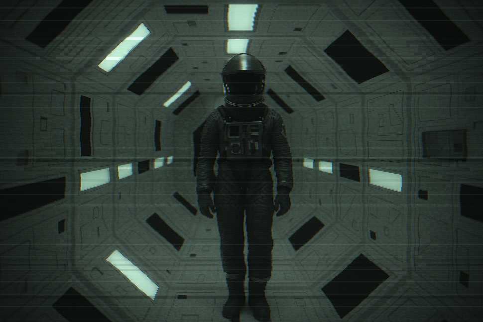 Depiction of the movie, '2001: A Space Odyssey'