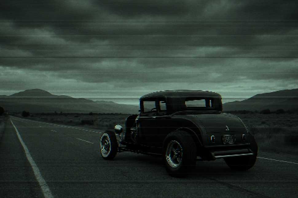 Depiction of the movie, 'American Graffiti'