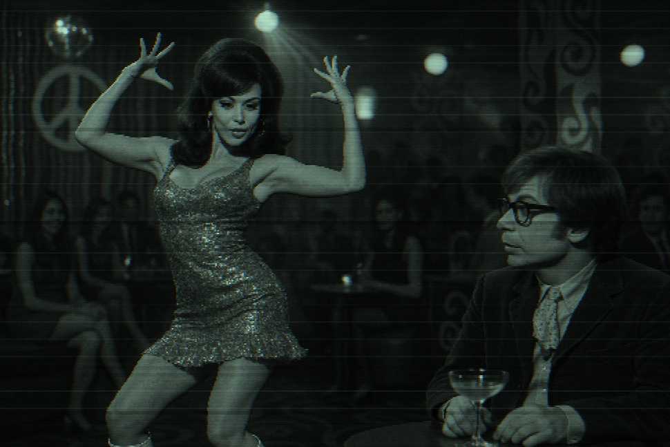 Depiction of the movie, 'Austin Powers: International Man of Mystery'