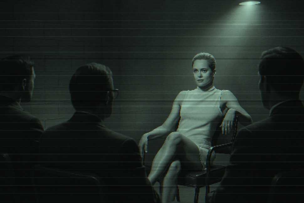 Depiction of the movie, 'Basic Instinct'