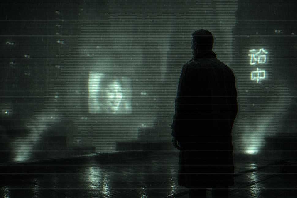 Depiction of the movie, 'Blade Runner'