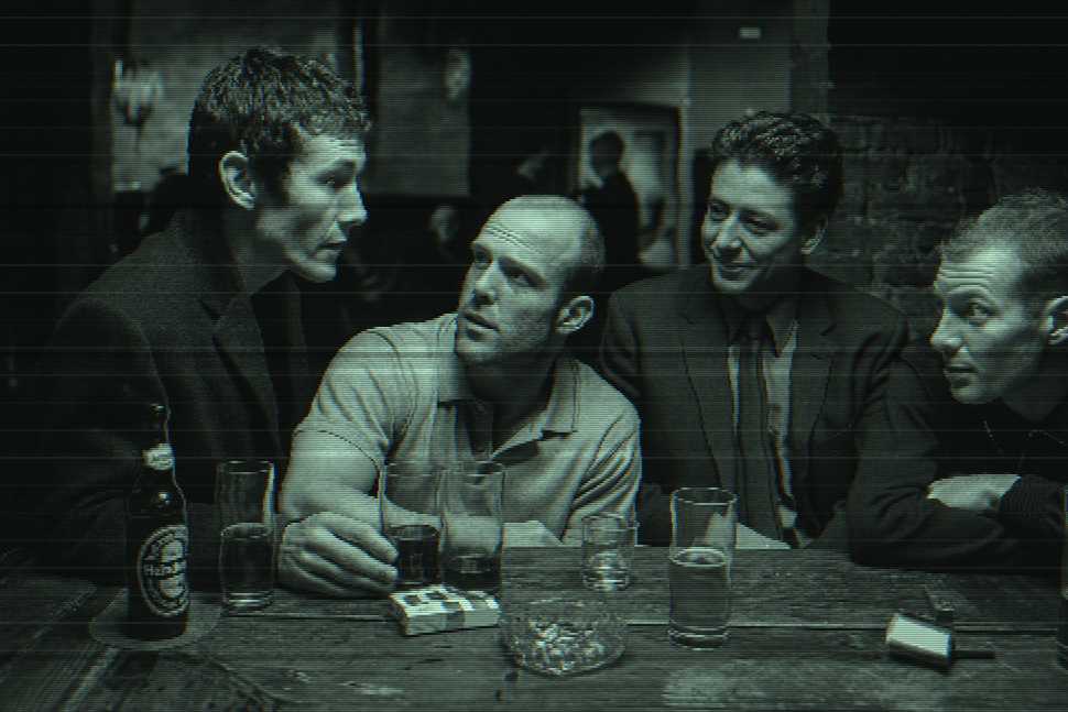 Depiction of the movie, 'Lock, Stock and Two Smoking Barrels'