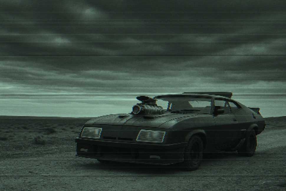 Depiction of the movie, 'Mad Max'