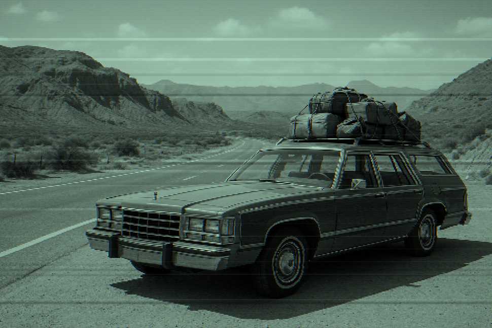 Depiction of the movie, 'National Lampoon's Vacation'