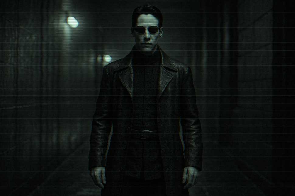 Depiction of the movie, 'The Matrix'
