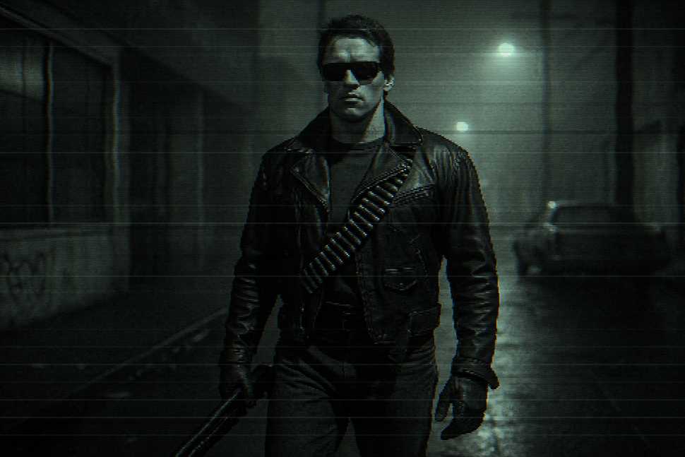 Depiction of the movie, 'The Terminator'