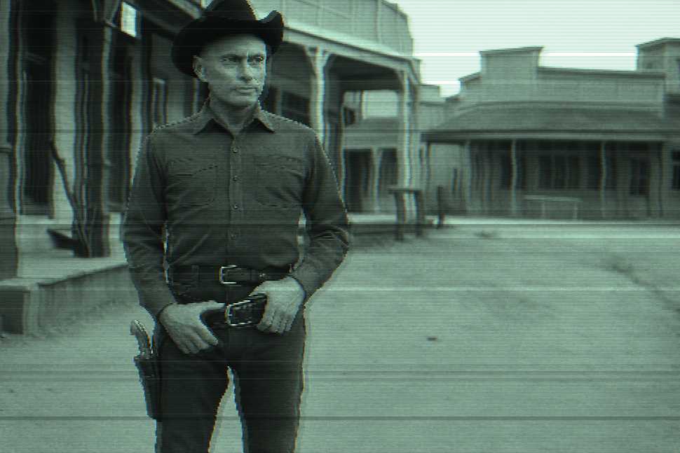 Depiction of the movie, 'Westworld'